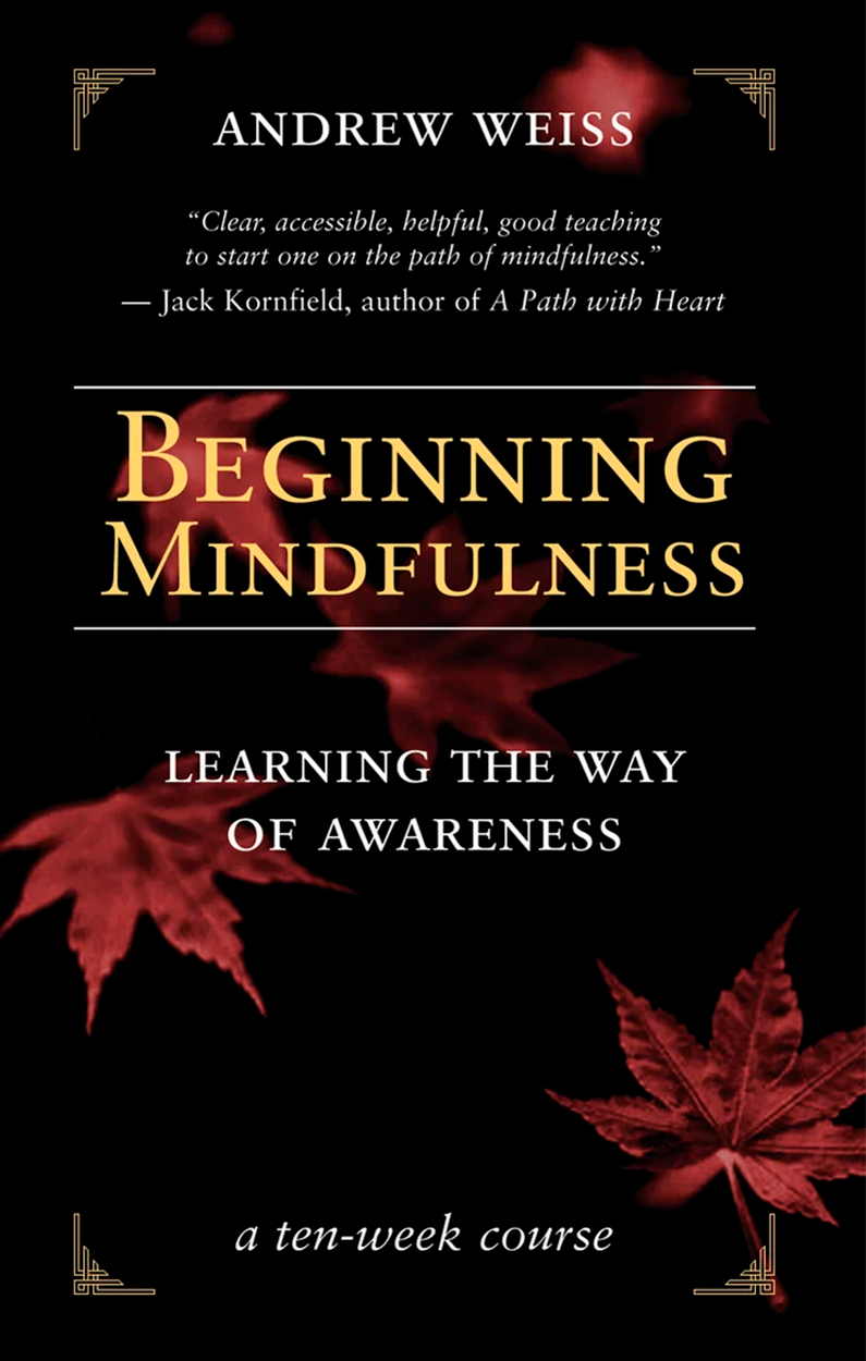 Beginning Mindfulness: Learning the Way of Awareness by Andrew Weiss