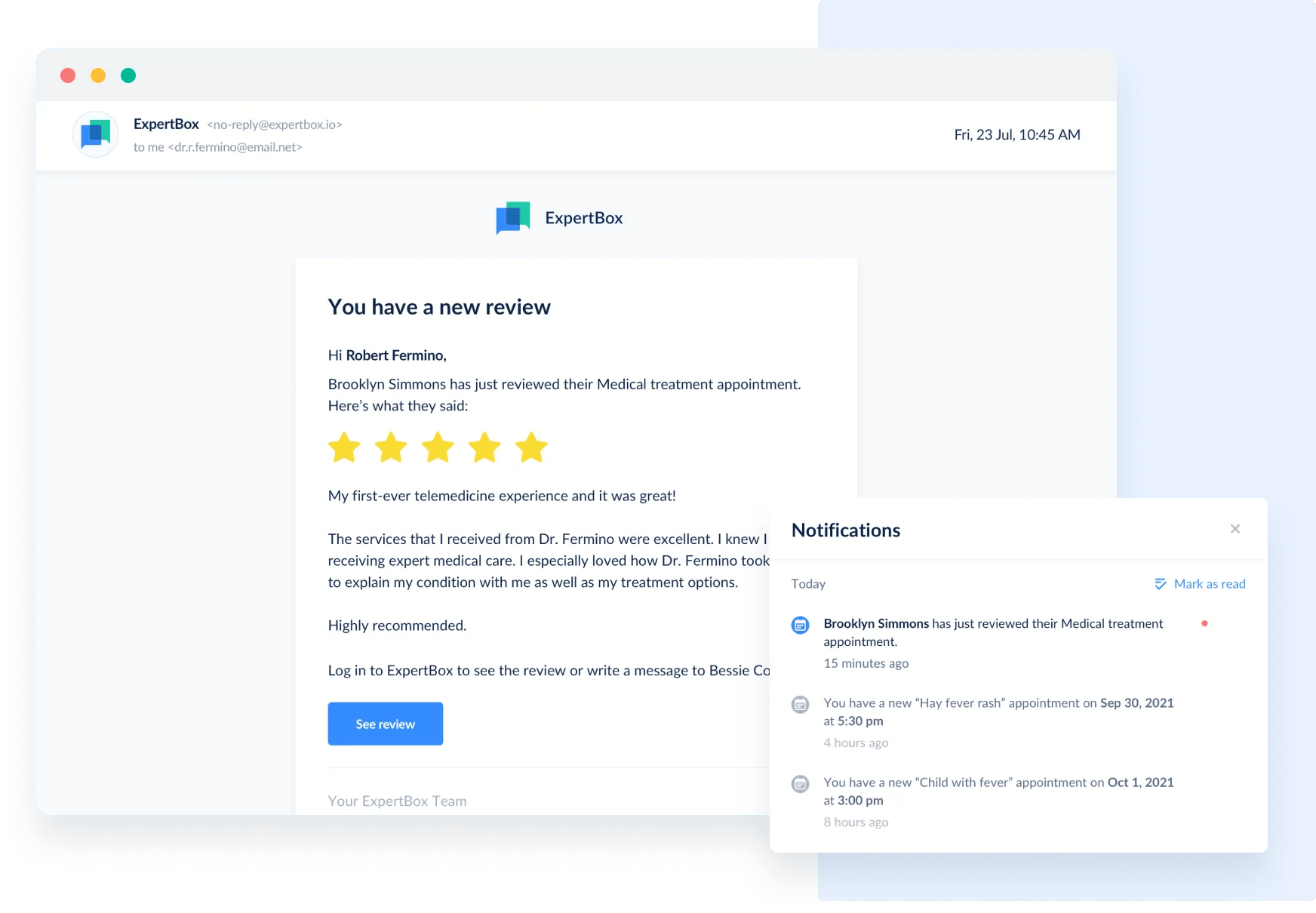 ExpertBox Feedback forms
