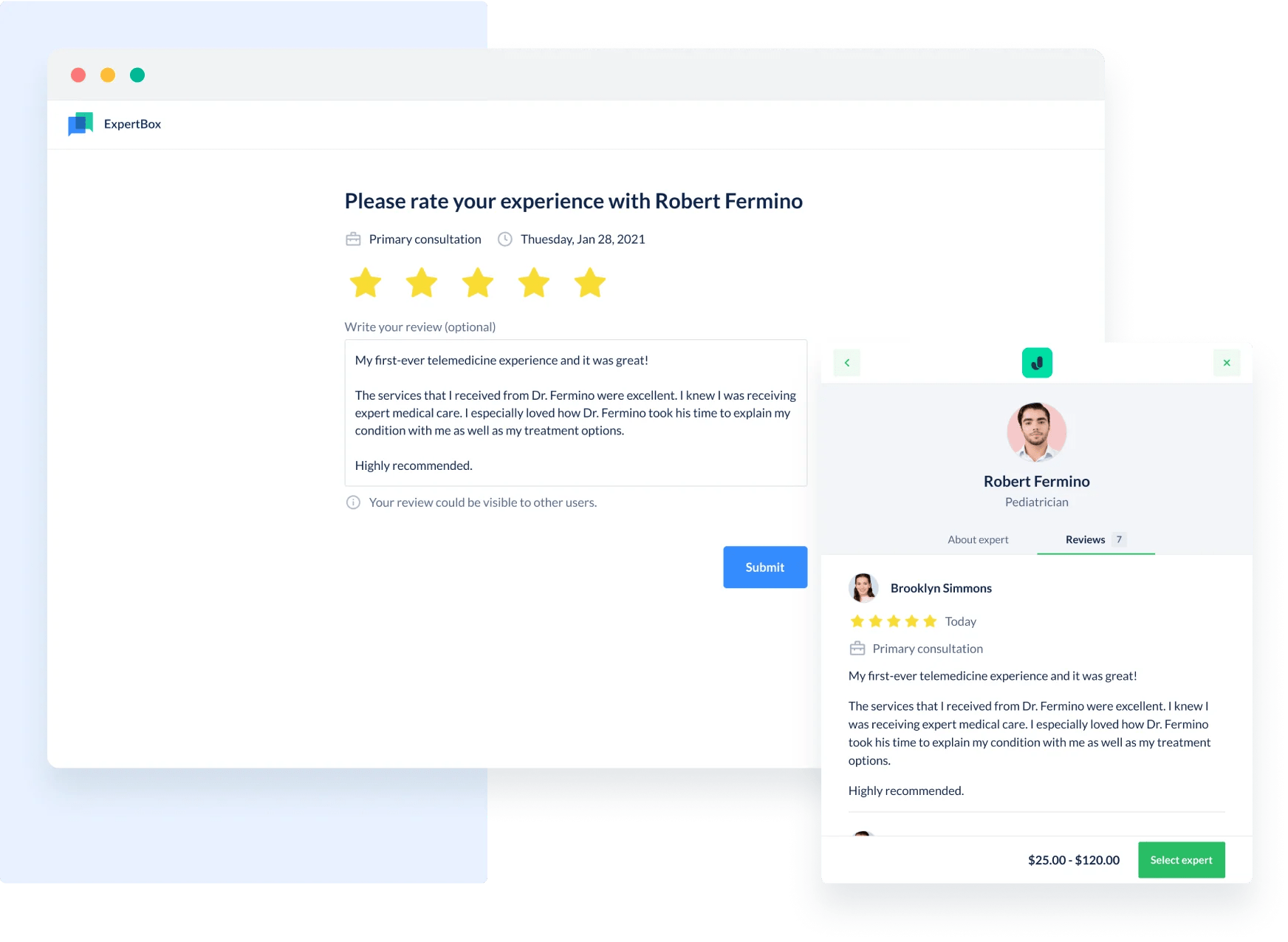 ExpertBox Ratings