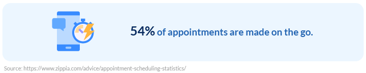 Scheduling appointment statistics in medical practice