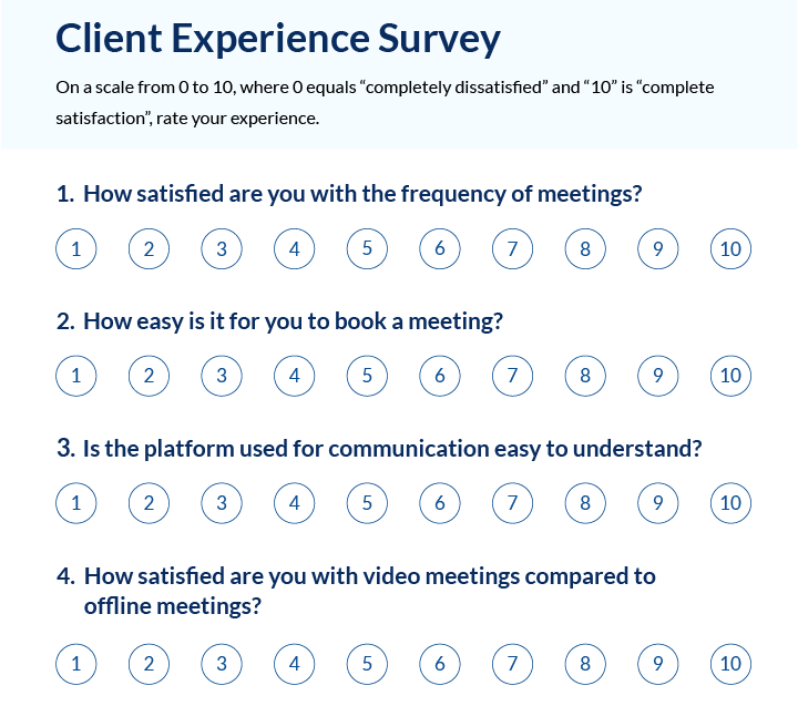 a financial advisor client questionnaire
