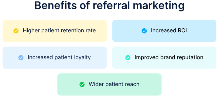 Benefits of referral marketing