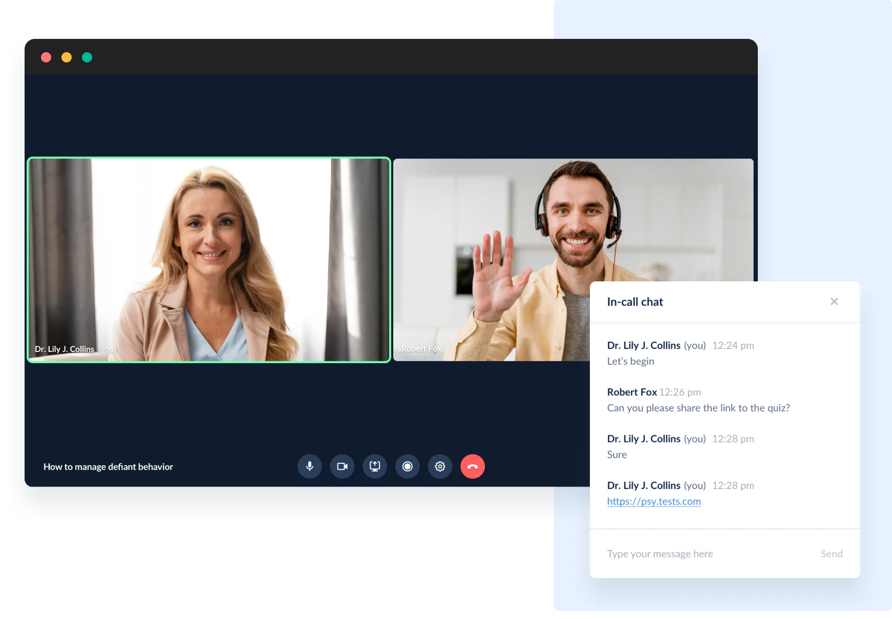 Video conferencing tool 