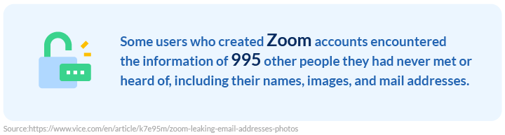 Users who created Zoom accounts encountered data breaches